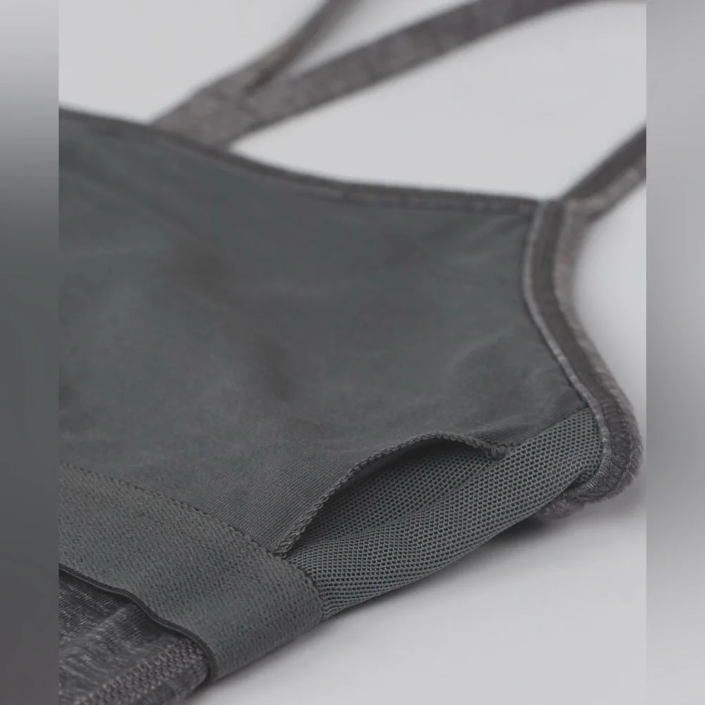 Gray Racerback Tank Top - Picture 7 of 9
